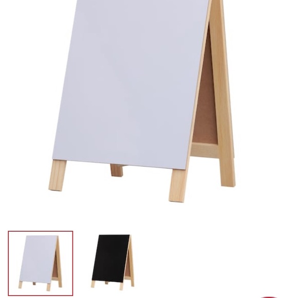 Set of 7 chalkboard/ dry erase board easels EUC - Picture 3 of 5